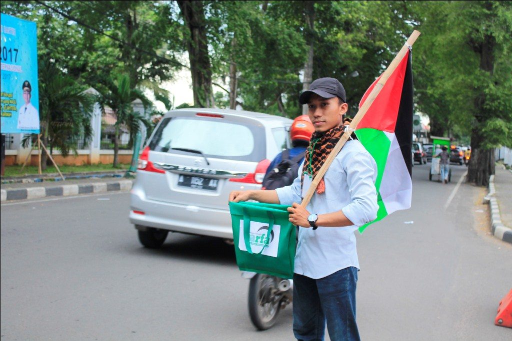 Aksi Banten Peduli Al-Quds