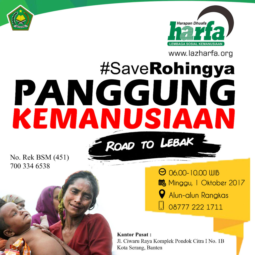 Panggung Kemanusiaan Save Rohingya Road to Lebak