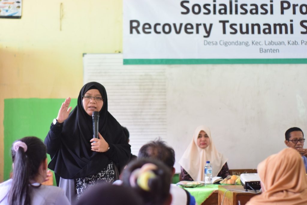 LAZ Harfa dan Bank Indonesia Sosialisasikan Program Recovery Tsunami Selat Sunda