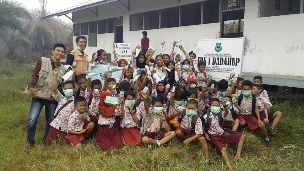 LAZ Harfa Beri Bantuan untuk Kalimantan Tengah yang Terkepung Asap
