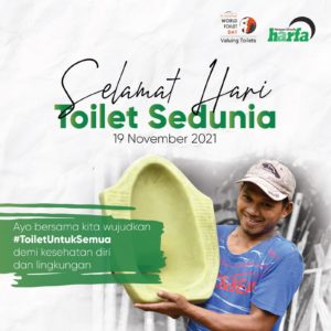 Memperingati Hari Toilet 2021 LAZ Harfa Bersama Warga  Membangun 11.162 Jamban di Banten