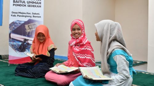 LAZ Harfa dan Pondok Sedekah Renovasikan Mushola dan Launching Rumah Qur’an di Pandeglang