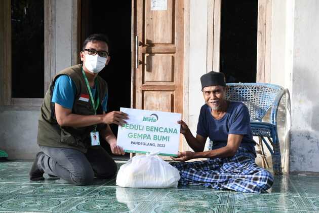 Pasca Gempa Guncang Banten, LAZ Harfa Terus Distribusikan Bantuan