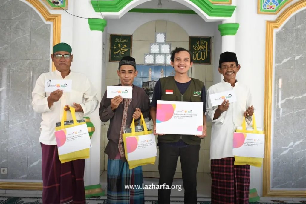 Kolaborasi Penyaluran Program Infak Bantuan untuk Marbot Pelosok Negeri Bersama ZIS Indosat dan LAZ Harapan Dhuafa
