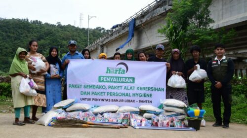 LAZ Harapan Dhuafa Salurkan Bantuan untuk Penyintas Banjir di Lebak-Banten