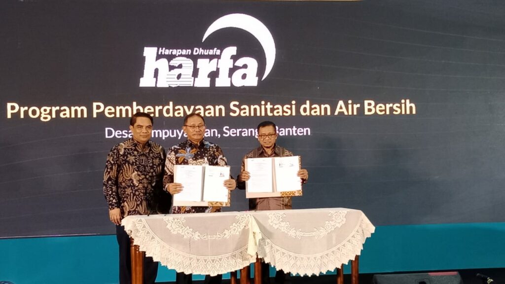 BSI Maslahat Gandeng LAZ Harfa untuk Implementasi Program Sanitaisi & Air Bersih dalam Acara Grand Launching & Public Expose