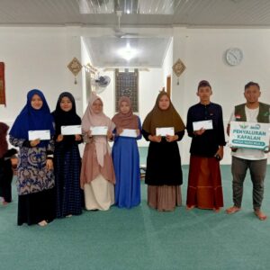 LAZ Harfa & Yayasan Nikmat Amaly Al Hanif, Salurkan Kafalah Untuk Guru Ngaji