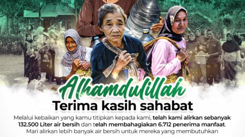 LAZ Harfa & HRI Alirkan 132.500 Liter Air Bersih Untuk Masyarakat Terdampak Kekeringan di Banten.