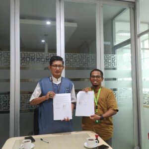 Wakaf Harfa Teken MOU bersama Bank Muamalat Cabang Serang, kerjasama program pengelolaan wakaf uang.