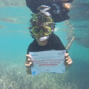 Lestarikan Ekosistem Laut, Sebanyak 1.622 Rak Telah Terpasang di Pulau Badul & Pulau Liwungan Oleh PT. Telkom Indonesia.